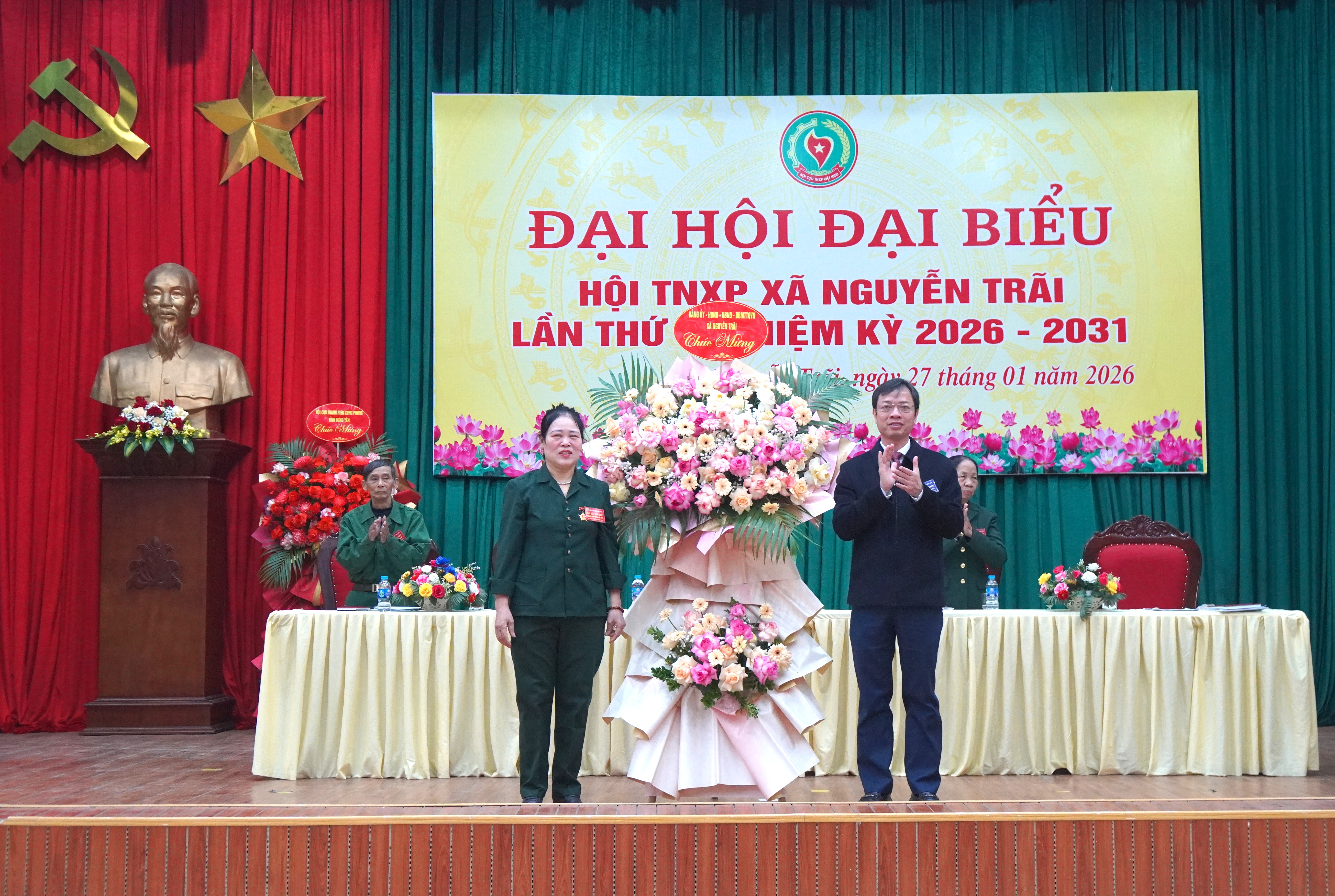 Đại hội đại biểu Hội Cựu Thanh niên xung phong xã Nguyễn Trãi lần thứ nhất, nhiệm kỳ 2026 - 2031