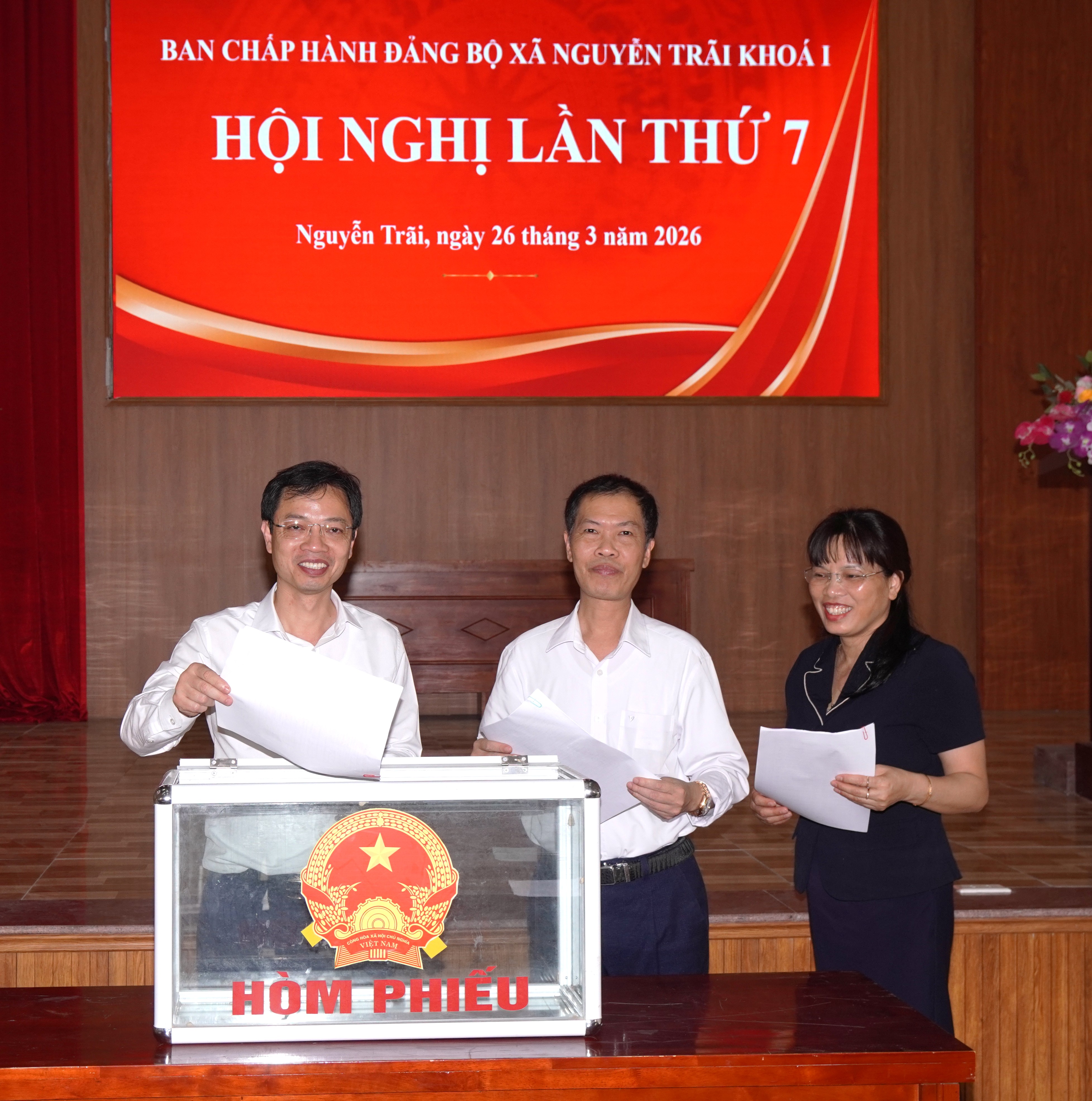Hội nghị lần thứ 7 Ban chấp hành Đảng bộ xã Nguyễn Trãi khóa I nhiệm kỳ 2025 - 2030