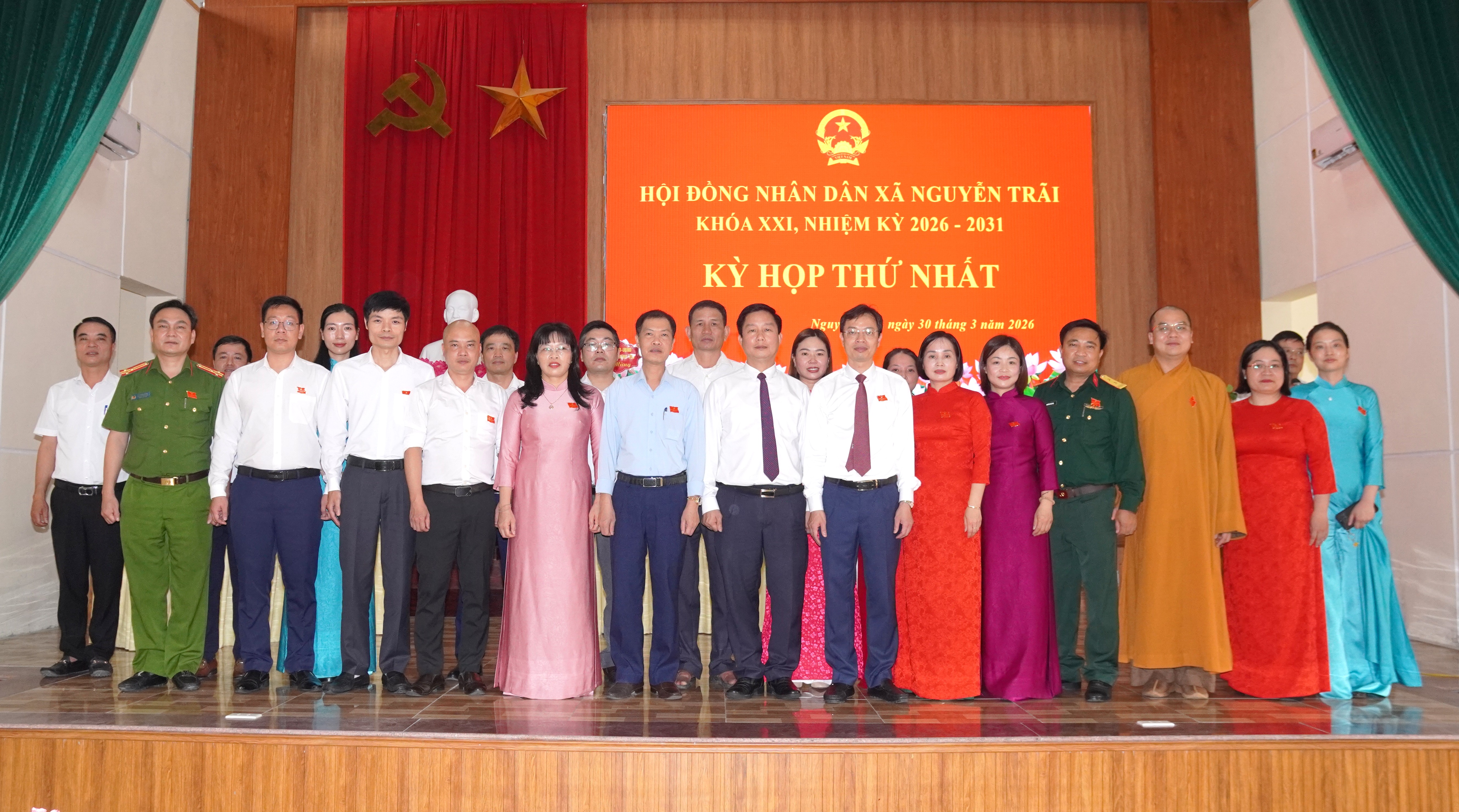 Kỳ họp thứ Nhất – HĐND xã Nguyễn Trãi khóa XXI nhiệm kỳ 2026 – 2031
