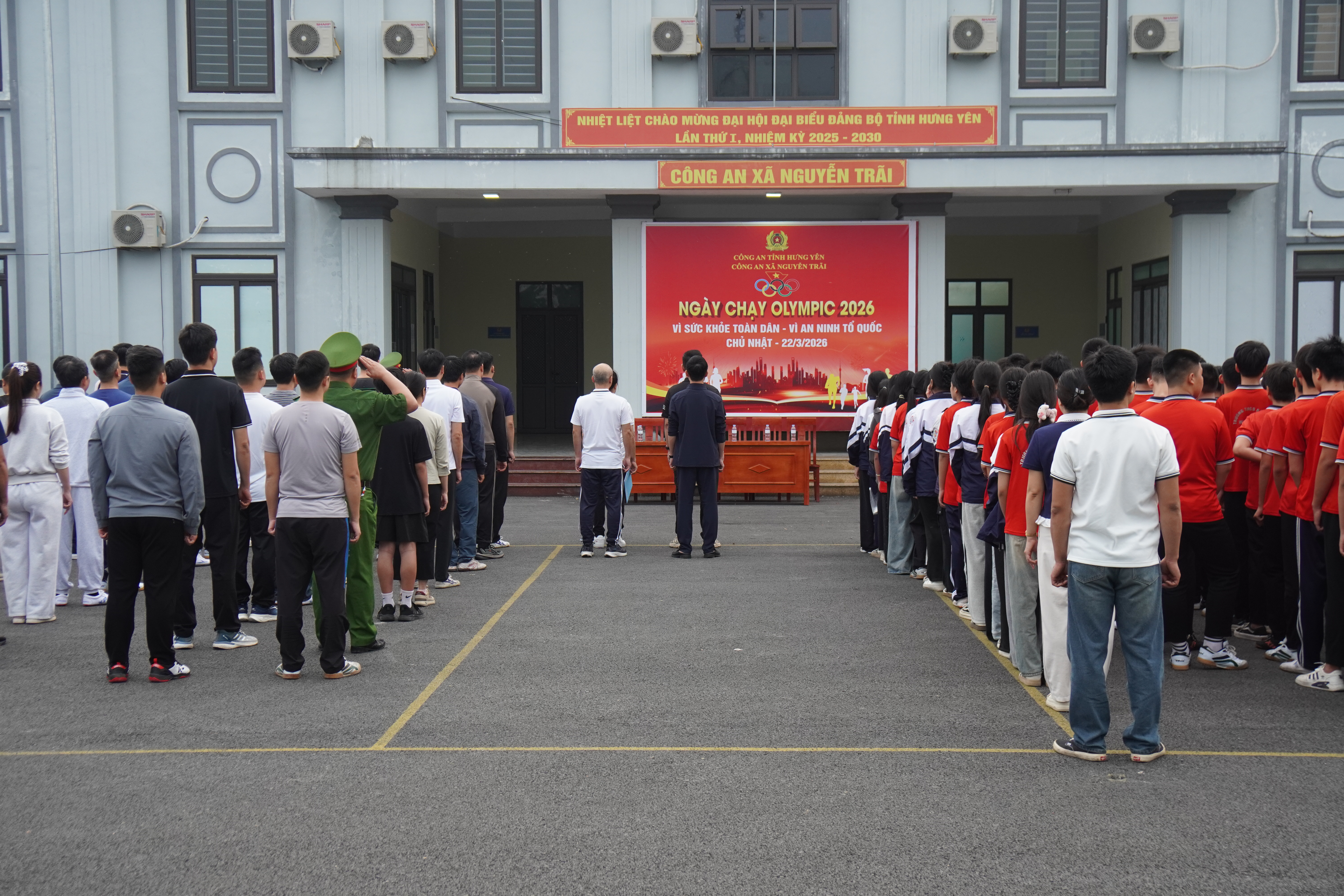 Xã Nguyễn Trãi tổ chức Ngày chạy Olympic vì sức khỏe toàn dân - Vì an ninh Tổ quốc năm 2026