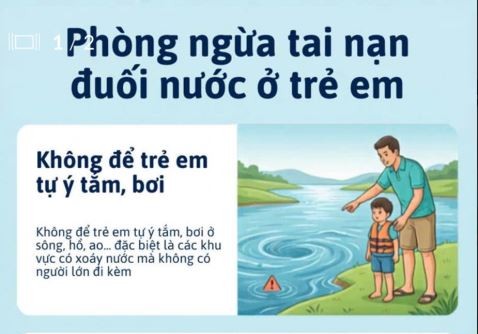 Khuyến cáo phòng ngừa tai nạn đuối nước ở trẻ em