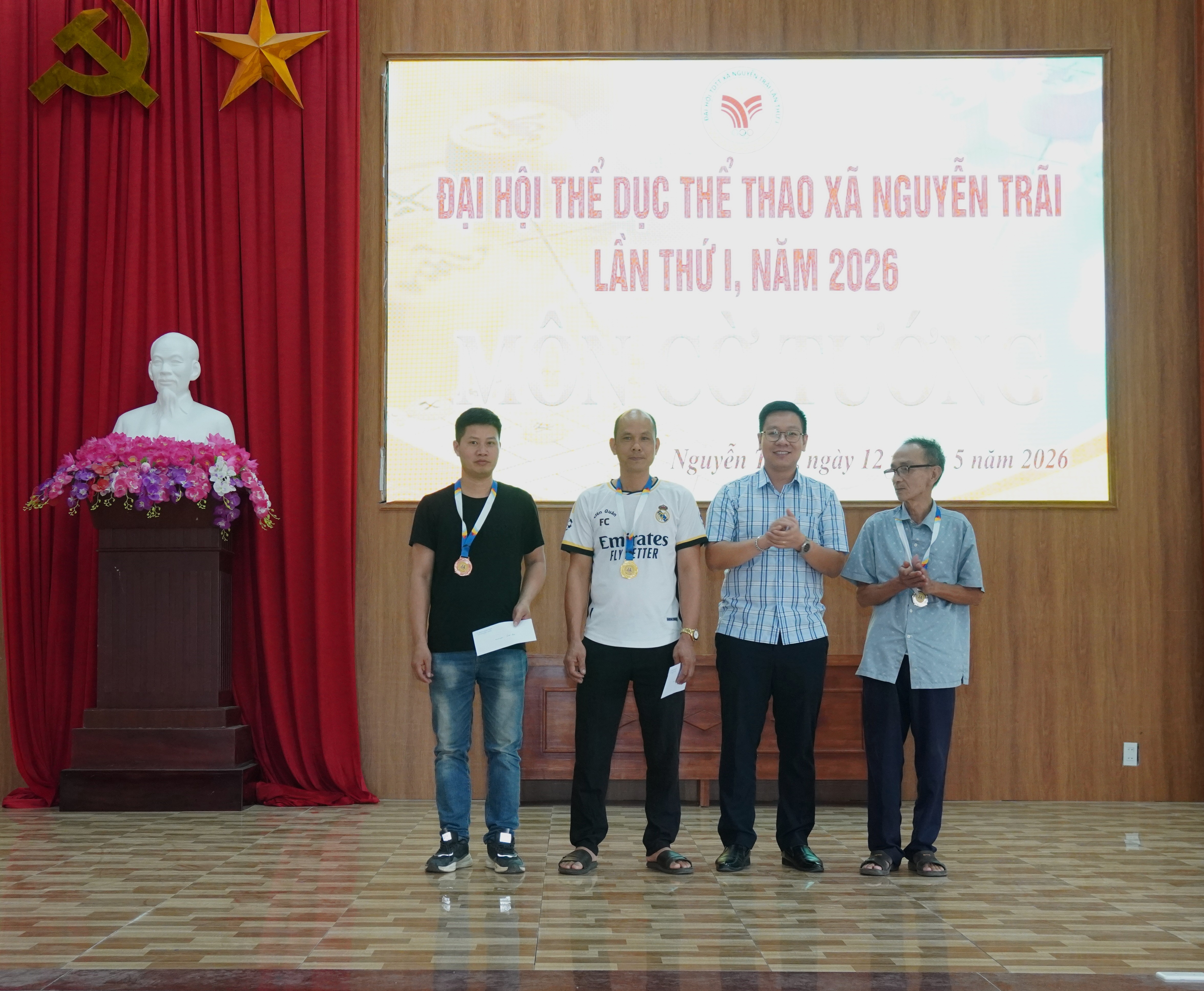 Ban tổ chức ĐHTDTT xã Nguyễn Trãi tổ chức thi đấu môn cờ tướng trong khuôn khổ Đại hội Thể dục thể thao xã nguyễn trãi lần thứ I năm 2026
