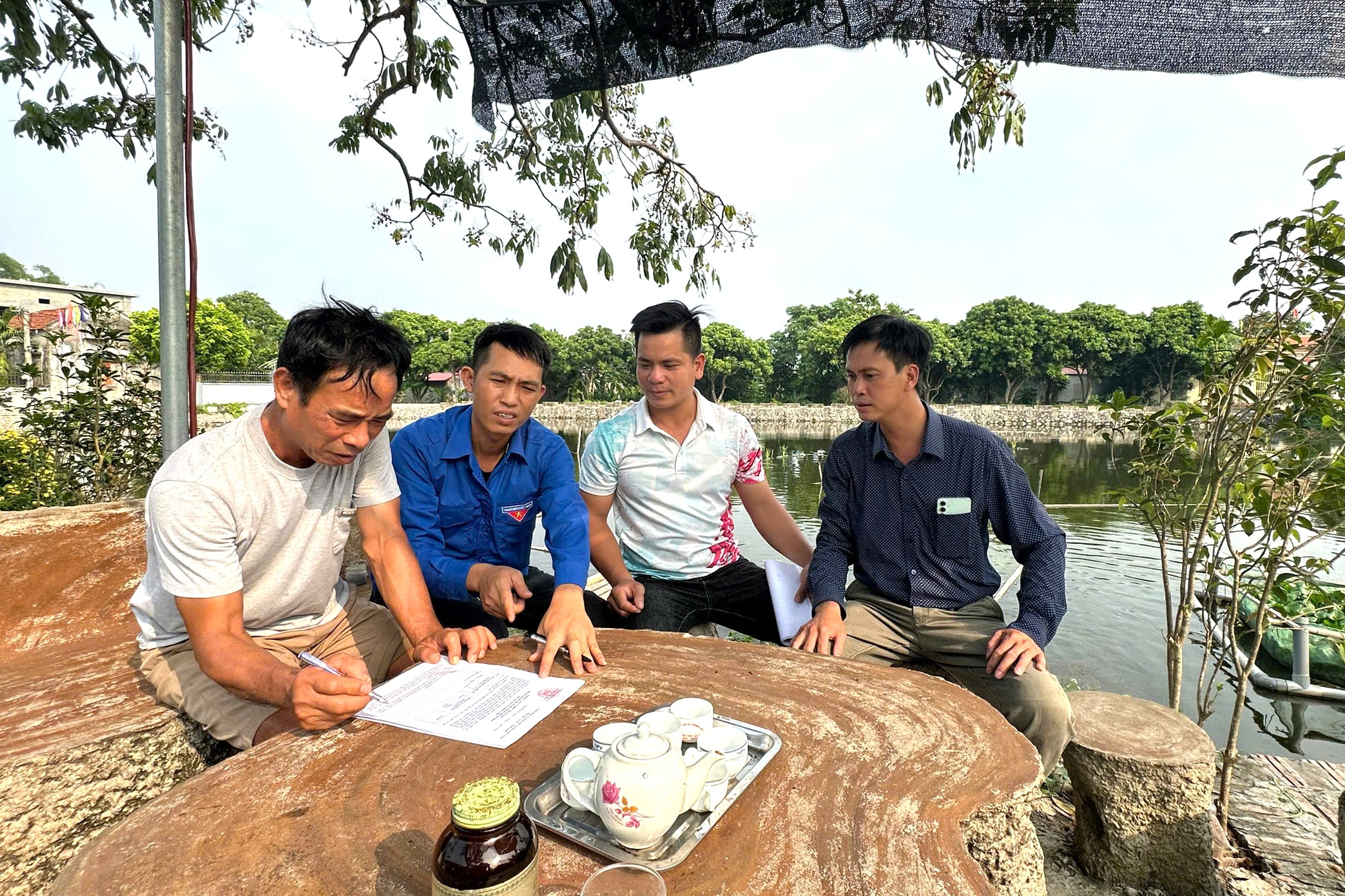 Xã Nguyễn Trãi tổ chức lấy ý kiến Nhân dân về Đề án sắp xếp, sáp nhập thôn trên địa bàn xã