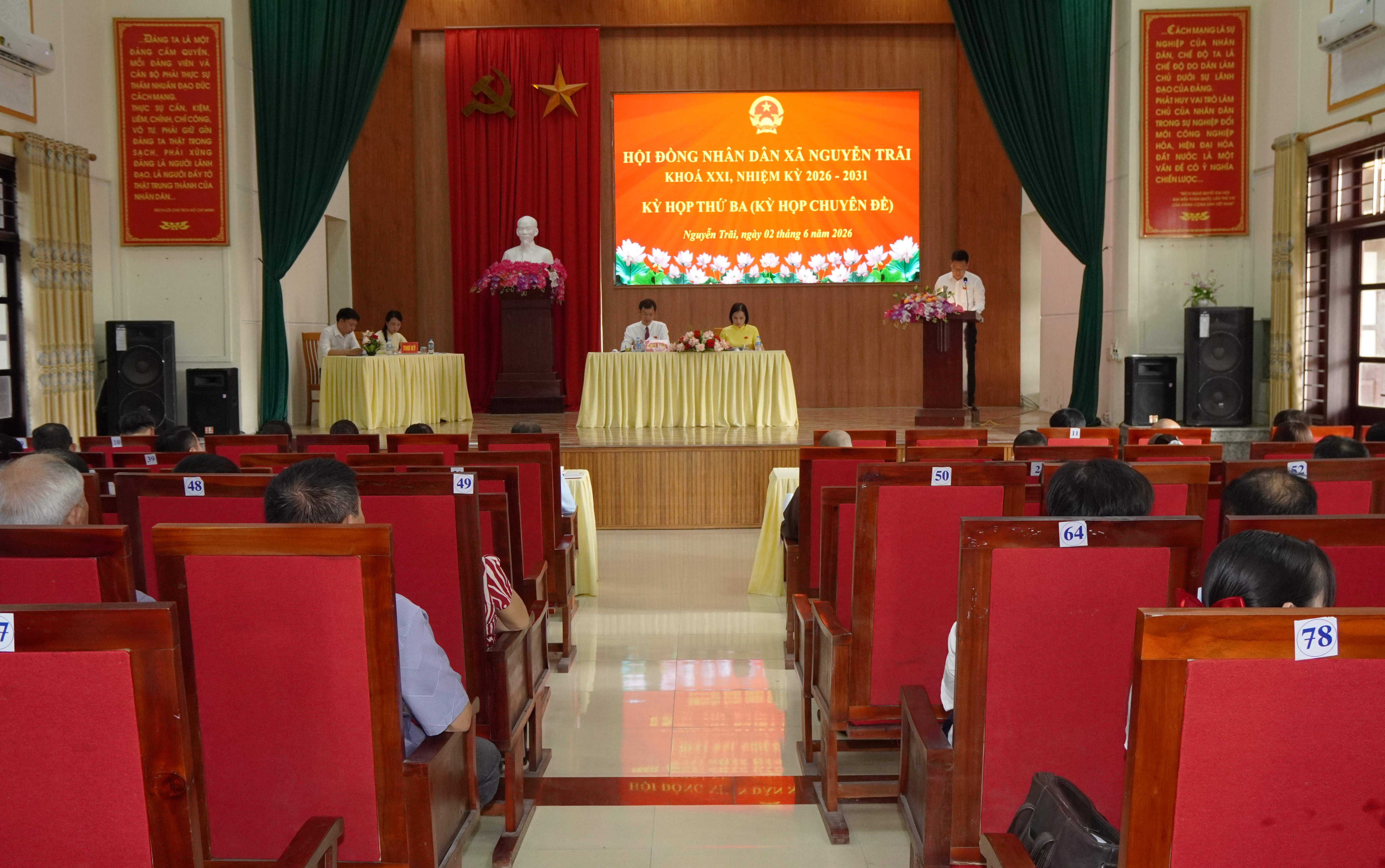 Hội đồng nhân dân xã Nguyễn Trãi tổ chức kỳ họp thứ Ba – Kỳ họp chuyên đề