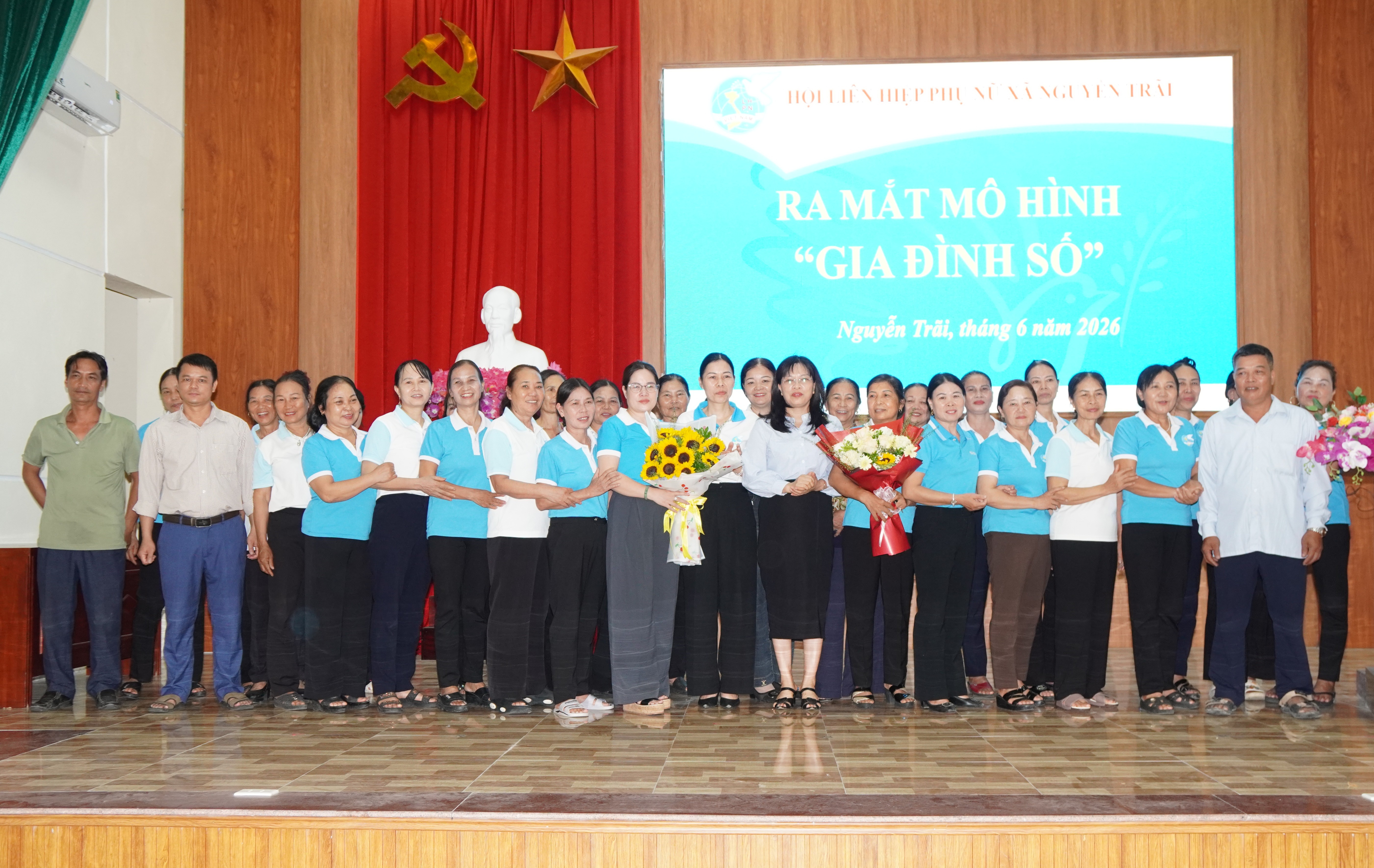 Hội liên hiệp phụ nữ xã Nguyễn Trãi ra mắt mô hình “Gia đình số” năm 2026