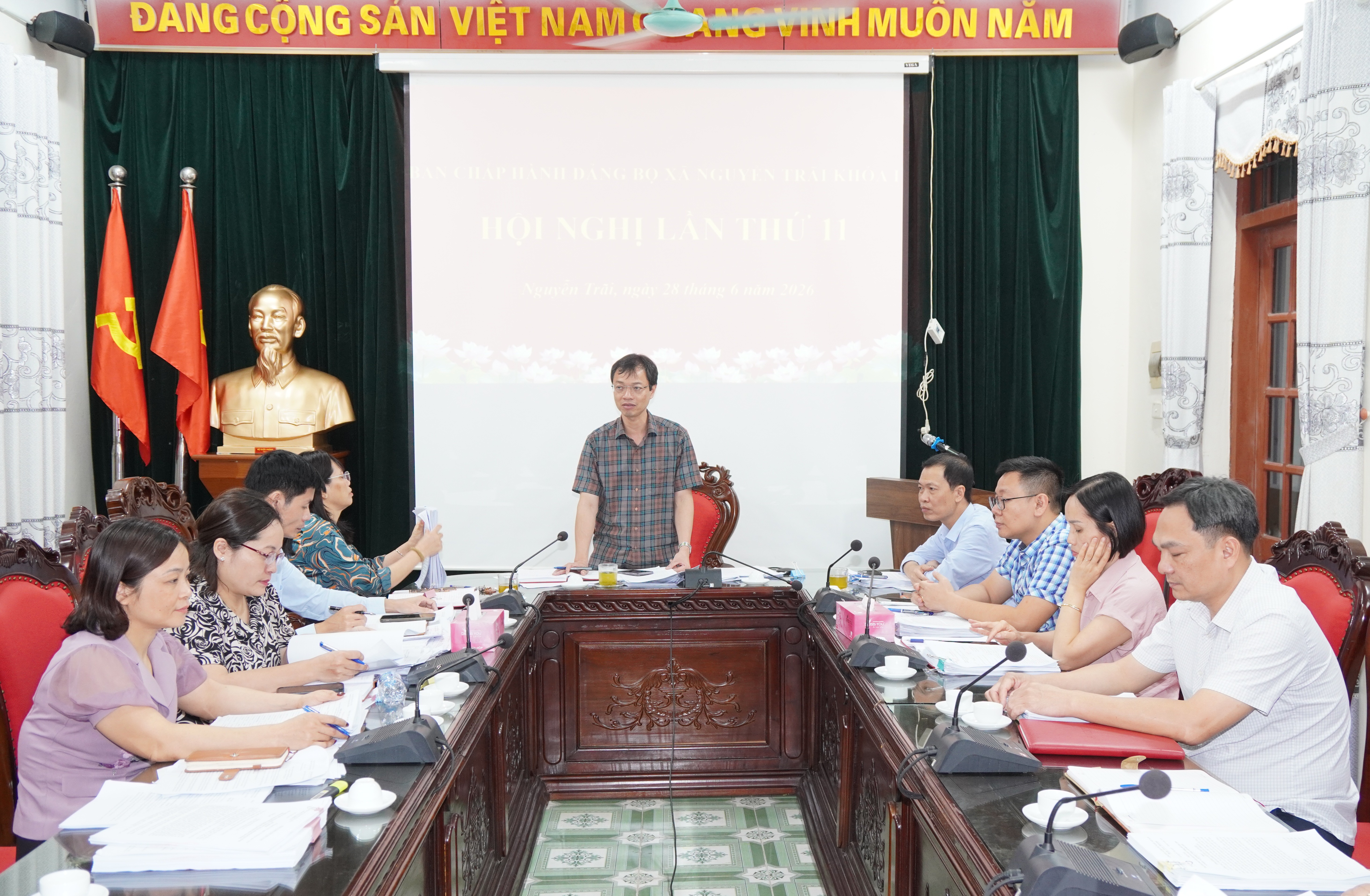 Hội nghị lần thứ 11 - Ban chấp hành Đảng bộ xã Nguyễn Trãi khóa I nhiệm kỳ 2025 - 2030