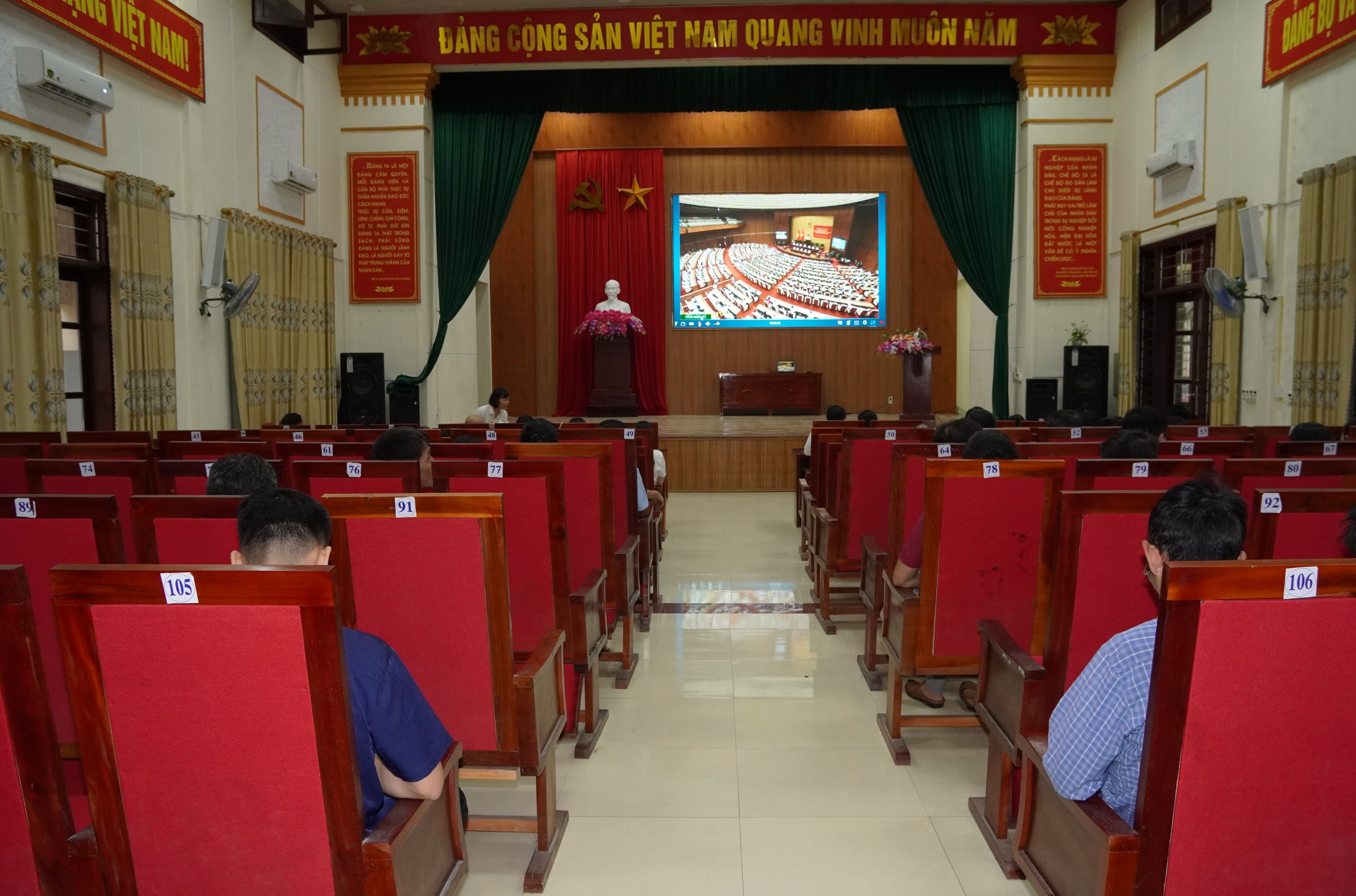 Xã Nguyễn Trãi tham dự Hội nghị toàn quốc nghiên cứu, học tập, quán triệt và triển khai thực hiện Nghị quyết Hội nghị lần thứ Ba Ban Chấp hành Trung ương Đảng khóa XIV
