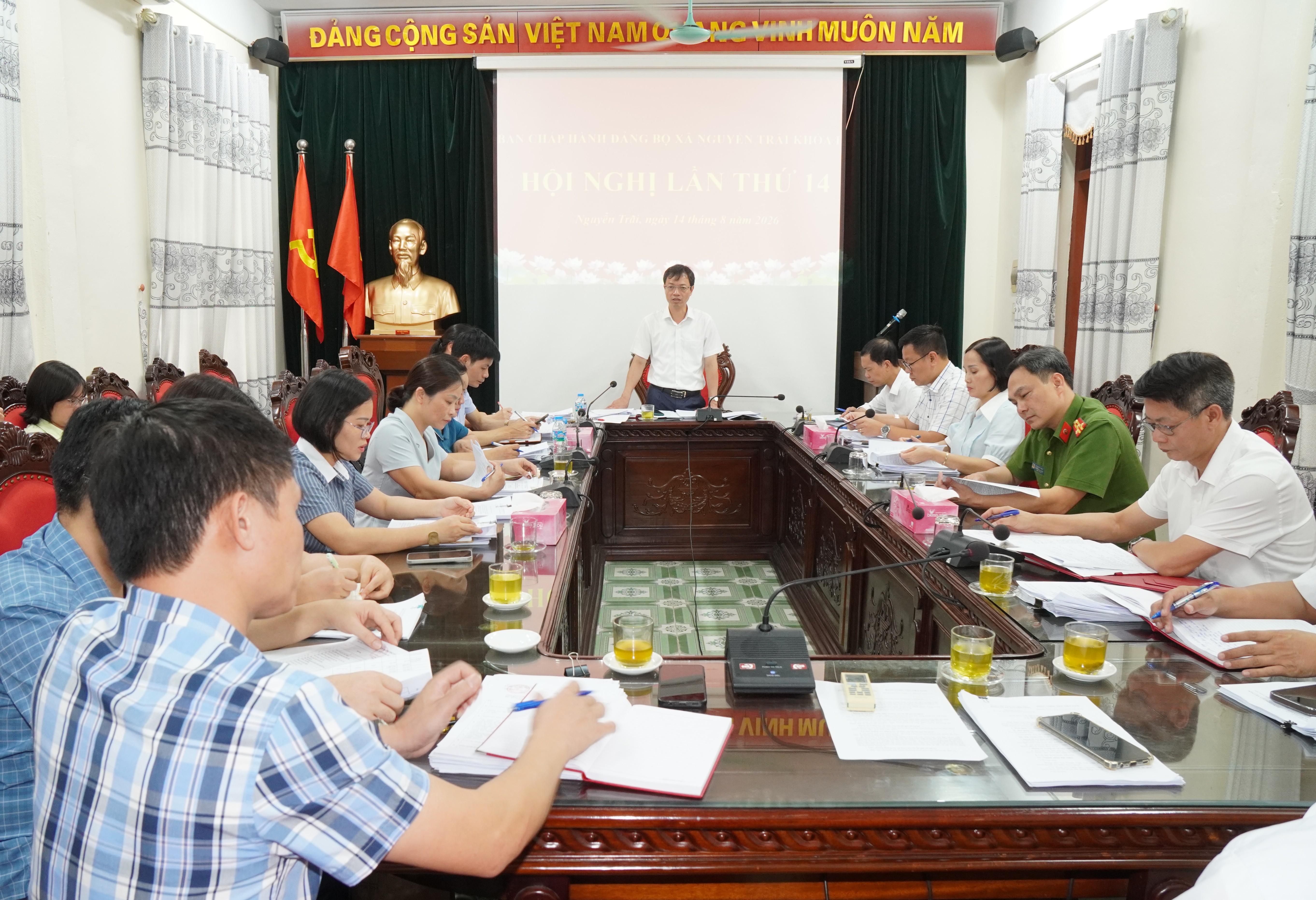 Hội nghị lần thứ 14 - Ban chấp hành Đảng bộ xã Nguyễn Trãi khóa I nhiệm kỳ 2025 - 2030