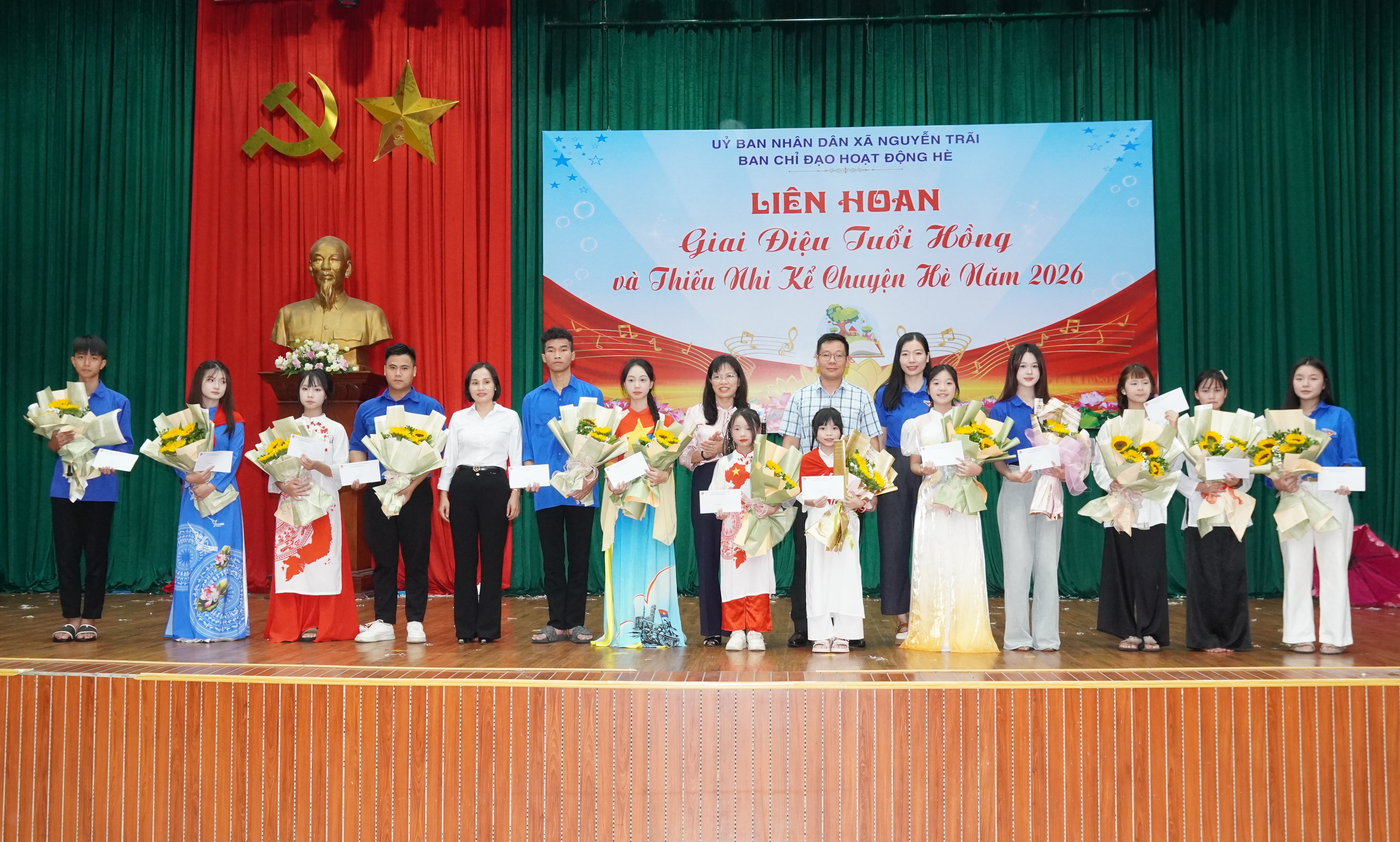 Ban chỉ đạo Hoạt động hè xã Nguyễn Trãi tổ chức Liên hoan “Giai điệu tuổi hồng và thiếu nhi kể chuyện” và tổng kết hoạt động hè năm 2026