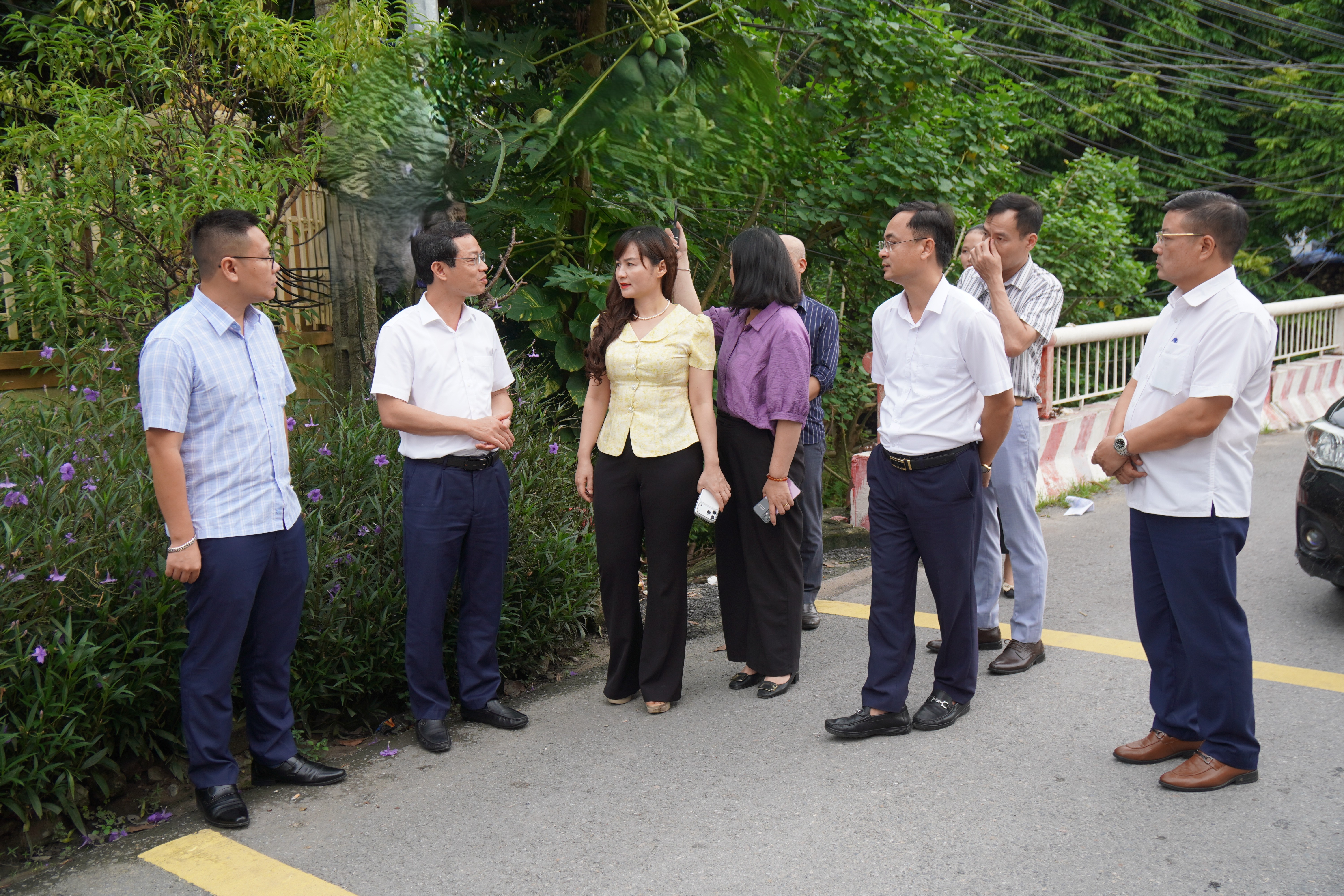 Đoàn công tác của Vụ Chính quyền địa phương – Bộ Nội vụ khảo sát thành lập phường Việt Tiến, Khoái Châu, Châu Ninh, Xuân Trúc và Nguyễn Trãi