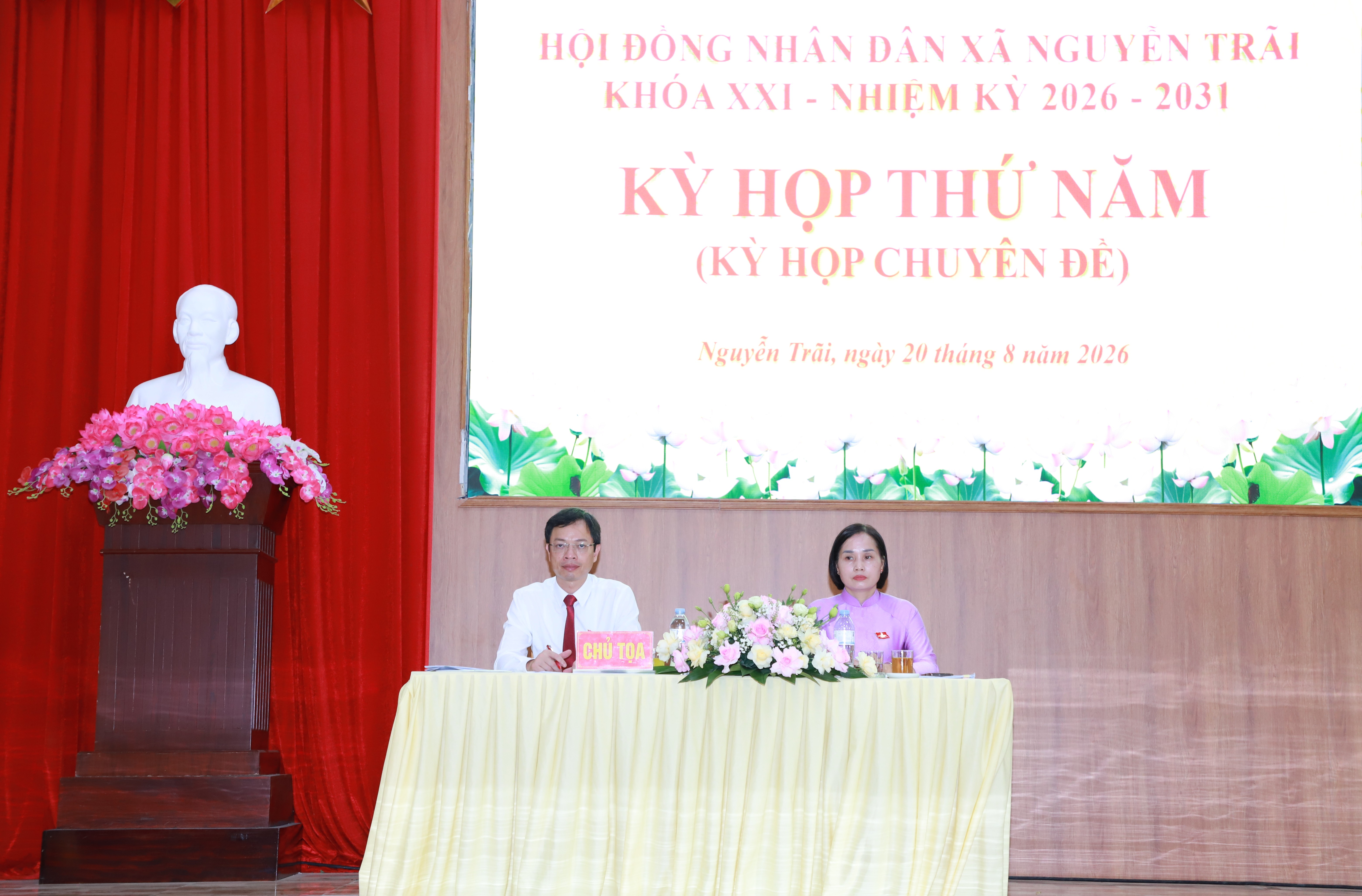 Hội đồng nhân dân xã Nguyễn Trãi tổ chức kỳ họp thứ Năm – Kỳ họp chuyên đề