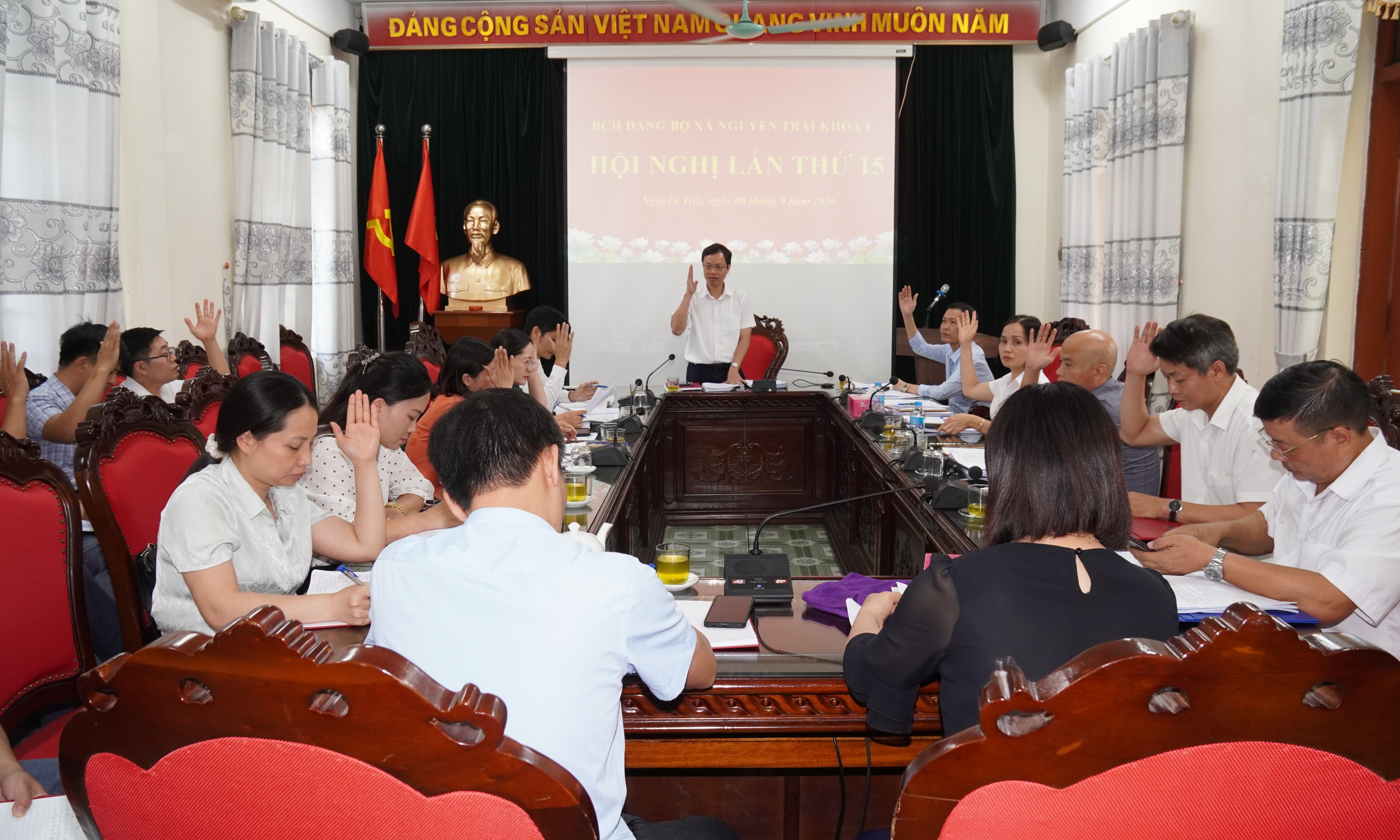 Hội nghị lần thứ 15 - Ban chấp hành Đảng bộ xã Nguyễn Trãi khóa I nhiệm kỳ 2025 - 2030