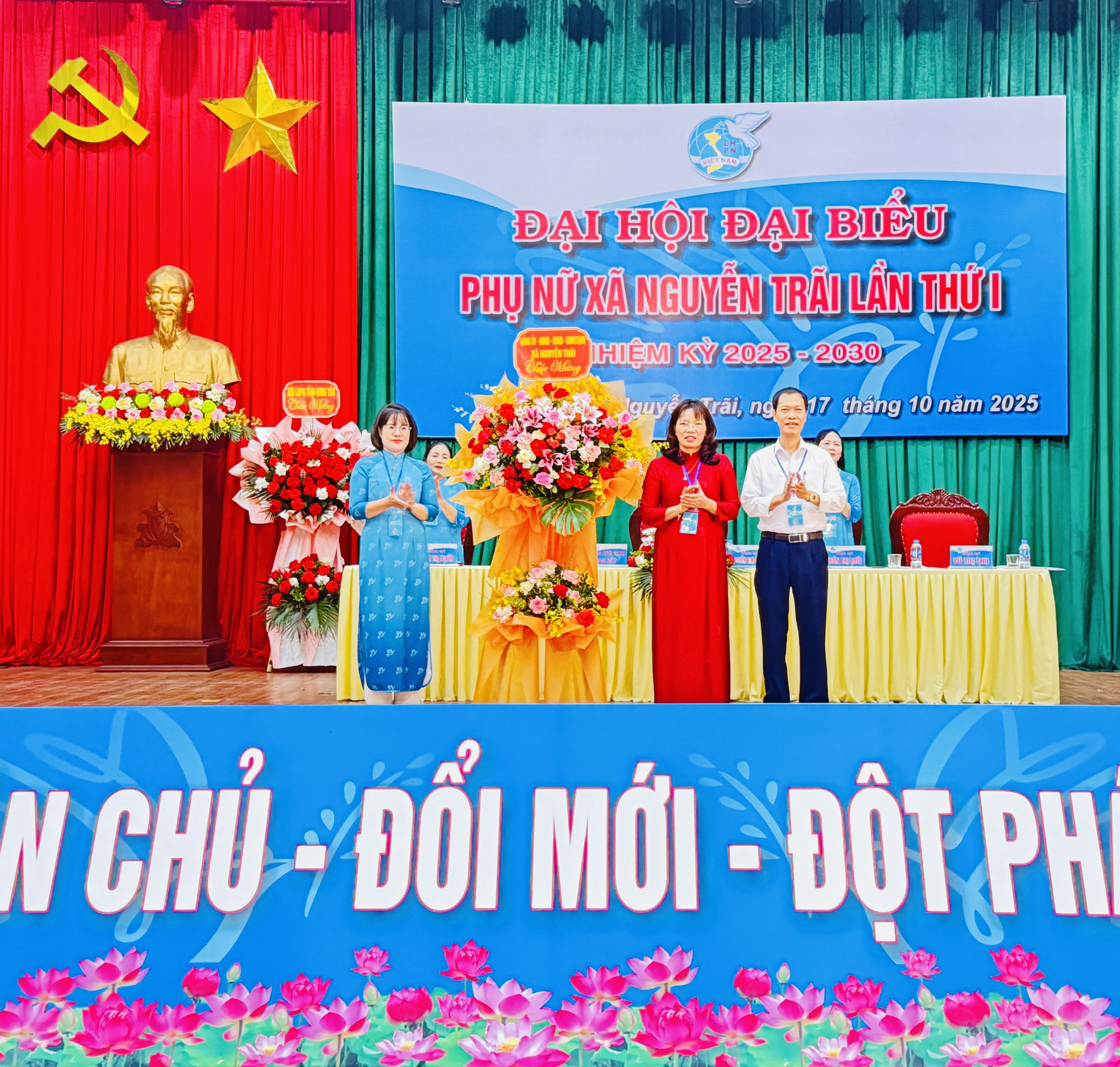 Đại hội đại biểu phụ nữ xã Nguyễn Trãi lần thứ I nhiệm kỳ 2025-2030