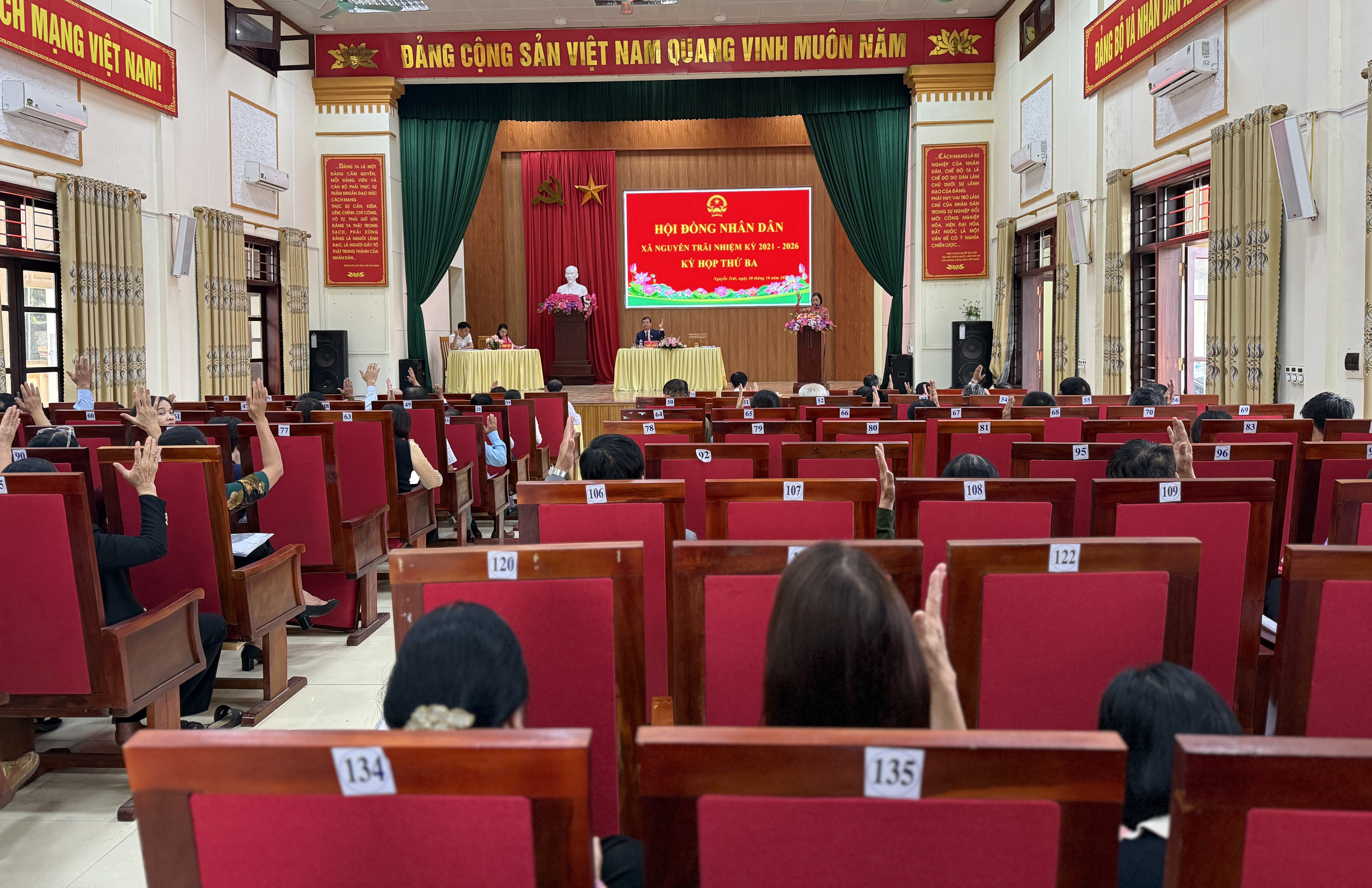 Hội đồng nhân dân xã Nguyễn Trãi khóa XX nhiệm kỳ 2021 – 2026 tổ chức kỳ họp thứ Ba – Kỳ họp chuyên đề