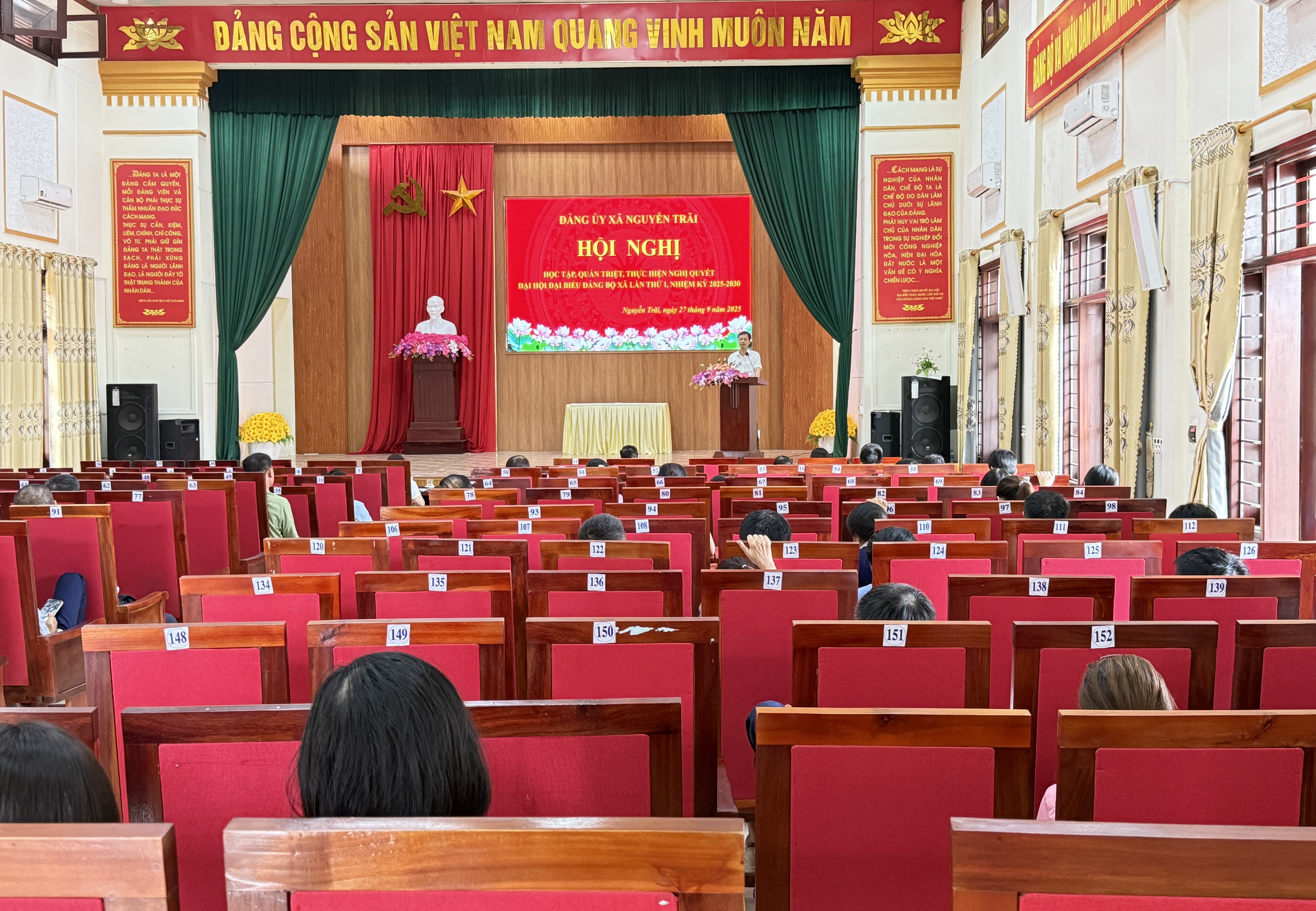 Đảng ủy xã Nguyễn Trãi tổ chức hội nghị học tập, quán triệt, thực hiện Nghị quyết Đại hội Đảng bộ xã lần thứ I, nhiệm kỳ 2025-2030