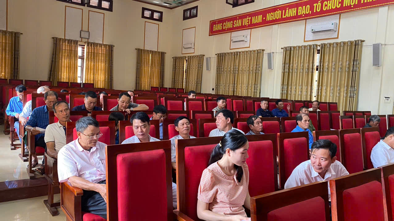 HỘI NGHỊ BAN CHỈ ĐẠO ĐỐI CHIẾU, PHÂN LOẠI NỢ XÃ NGUYỄN TRÃI NĂM 2025