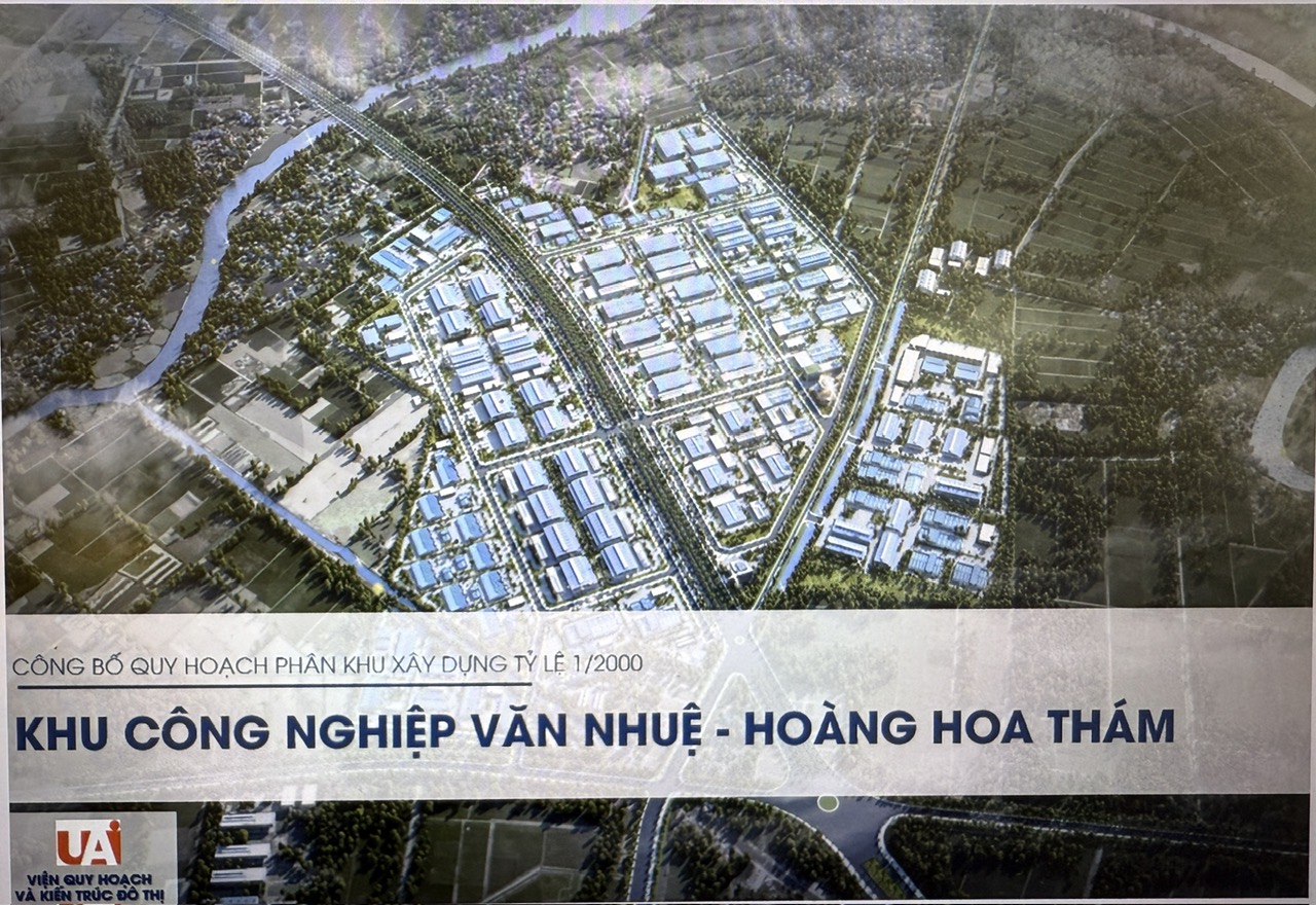 Quyết định phê duyệt Đồ án Quy hoạch phân khu xây dựng tỷ lệ 1/2000 Khu công nghiệp Văn Nhuệ - Hoàng Hoa Thám