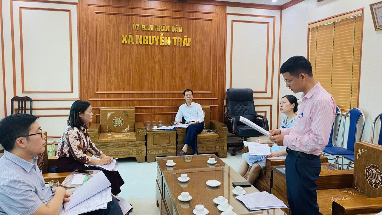 Ban đại diện Hội đồng quản trị Ngân hàng Chính sách xã hội xã Nguyễn Trãi họp triển khai quyết định số 56/QĐ-HĐQT, đánh giá kết quả hoạt động 9 tháng đầu năm và triển khai nhiệm vụ quý IV năm 2026
