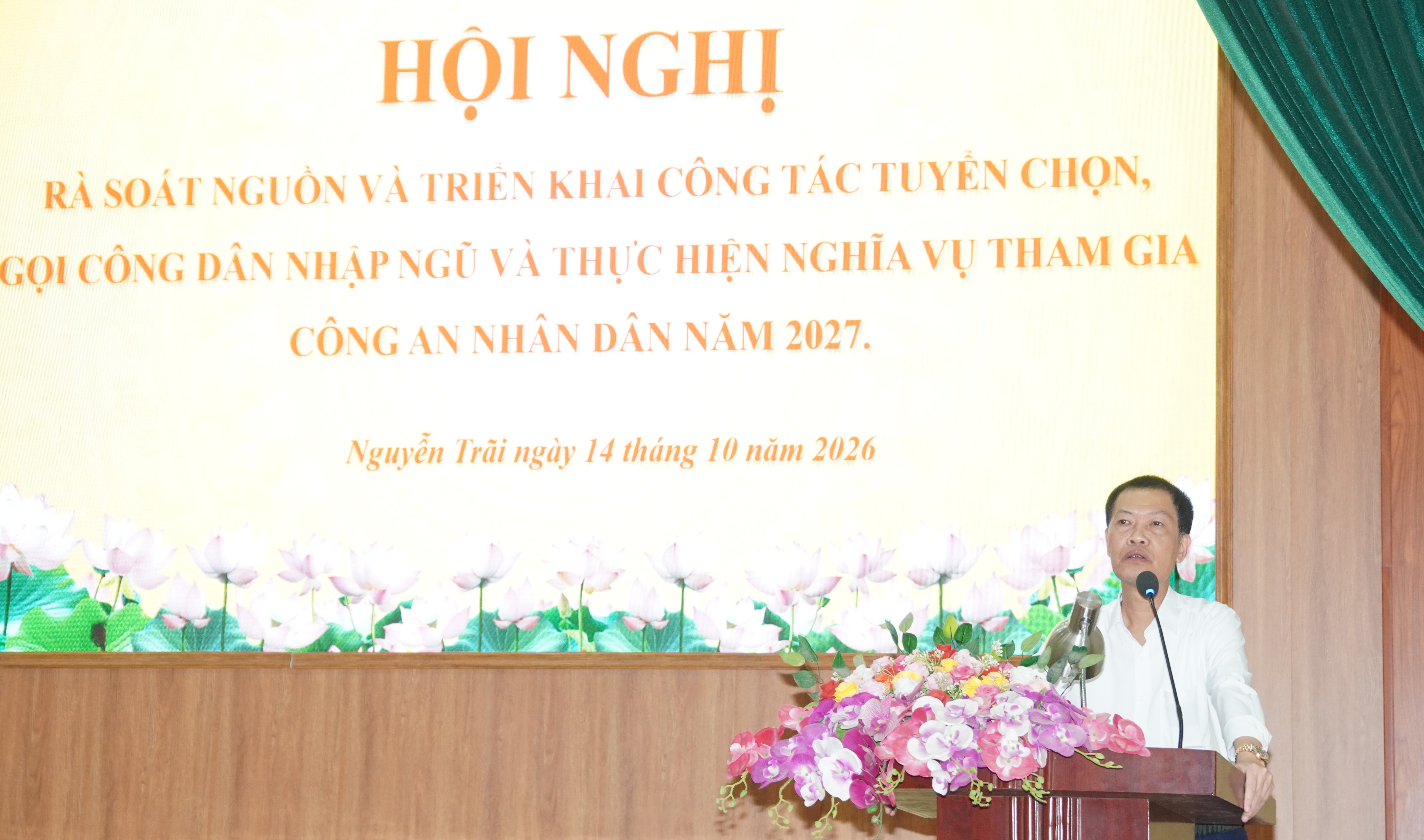 Hội đồng nghĩa vụ quân sự xã Nguyễn Trãi triển khai công tác tuyển chọn, gọi công dân nhập ngũ và thực hiện nghĩa vụ tham gia Công an nhân dân năm 2027