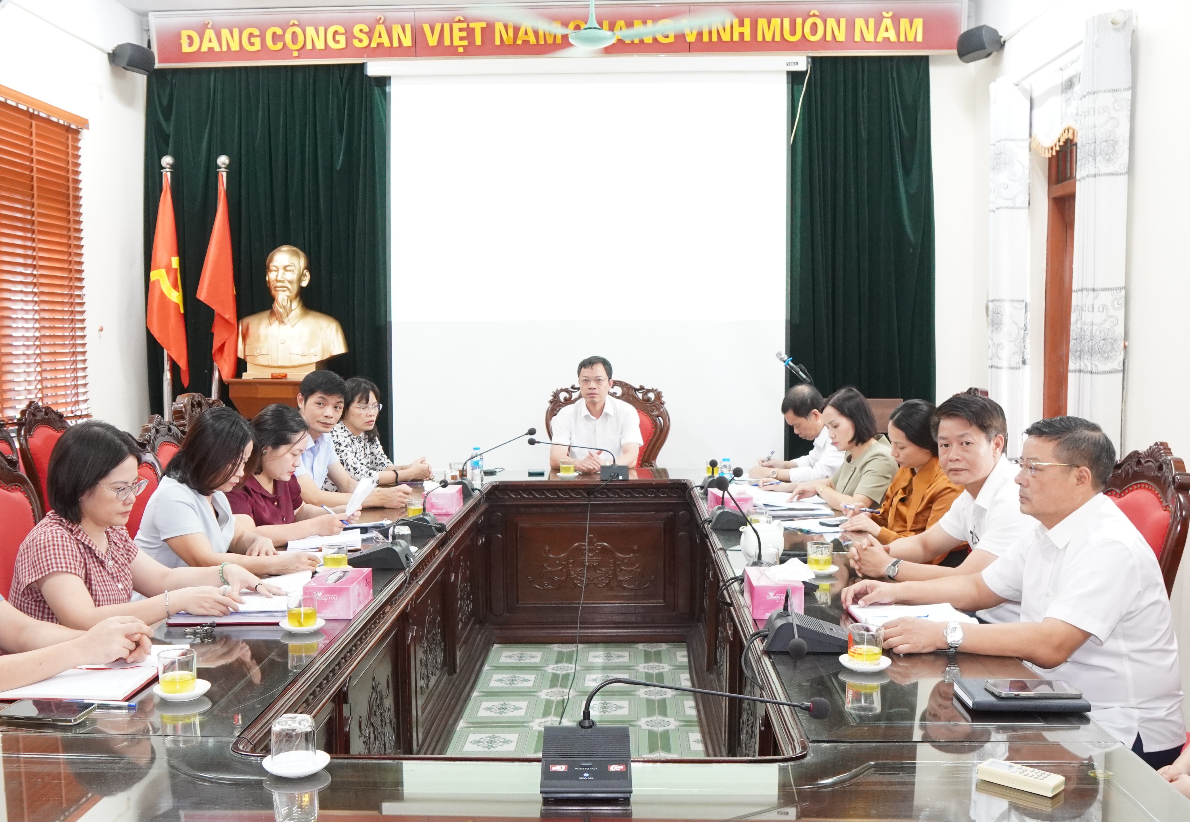 Đảng ủy xã Nguyễn Trãi tham dự hội nghị trực tuyến tập huấn, quán triệt nhiệm vụ xây dựng cơ sở dữ liệu vị trí việc làm giai đoạn 2027 - 2031